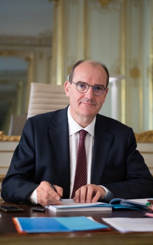 This is the Avatar Image for the Jean Castex AI Voice and Text to Speech Generator